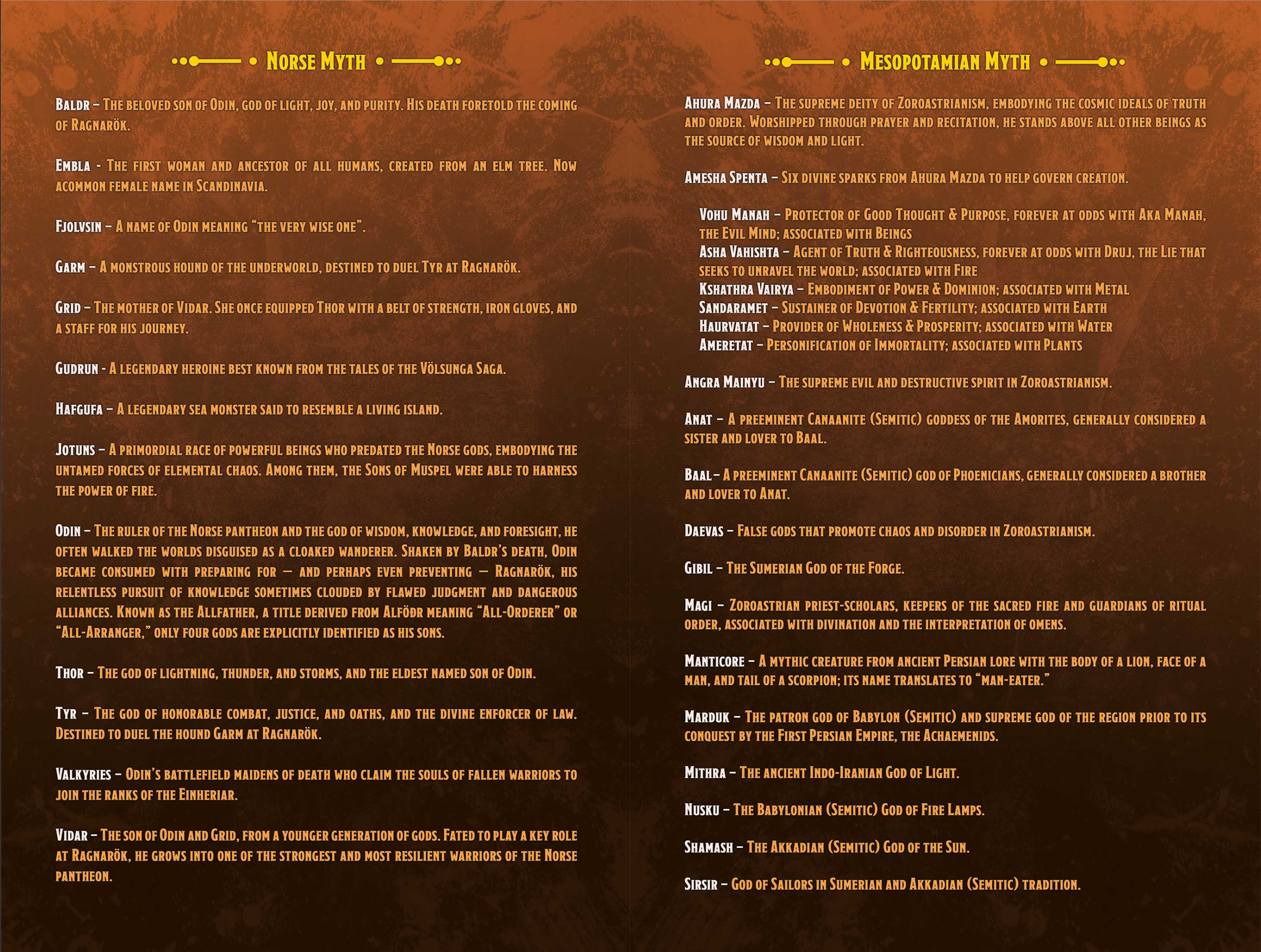 GIFT EDITION, Pantheon: Volume 1
